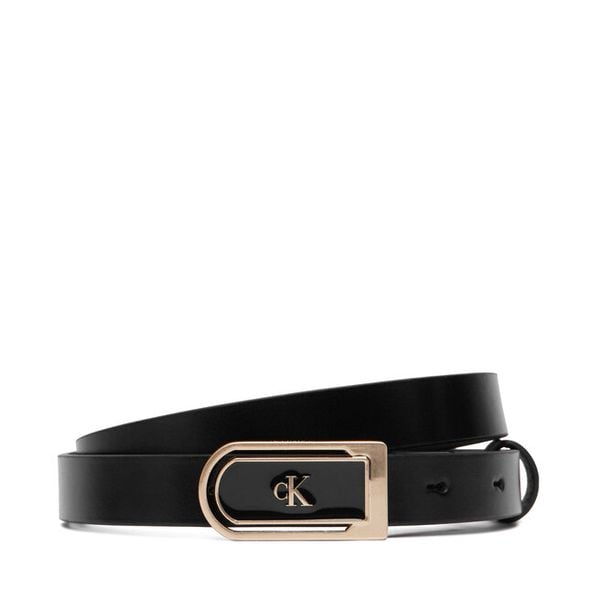 Pasek Calvin Klein. Czarne paski Calvin Klein, bez wzorów. Za 209.99 zł.