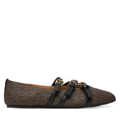 Baleriny MICHAEL Michael Kors. Brązowe baleriny MICHAEL Michael Kors, bez wzorów, bez obcasa. Za 669.99 zł.