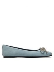 Steve Madden Baleriny Nilsa SM11003517 Niebieski. Niebieskie baleriny Steve Madden, bez wzorów, z materiału, bez obcasa. Za 269.99 zł.