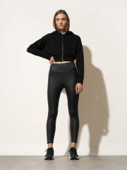 4F Legginsy damskie 4F x Anna Lewandowska XS. Czarne legginsy sportowe 4f, uniwersalny, bez wzorów, z dzianiny, z podwyższonym stanem. W wyprzedaży za 59.99 zł.