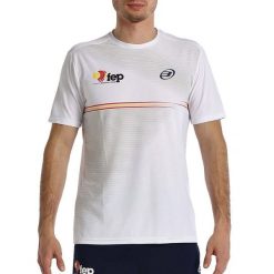 T-shirt S/sleeve Bullpadel Fang Men. Białe t-shirty bullpadel, s, bez wzorów, bez kołnierzyka, bez ramiączek. Za 218.15 zł.