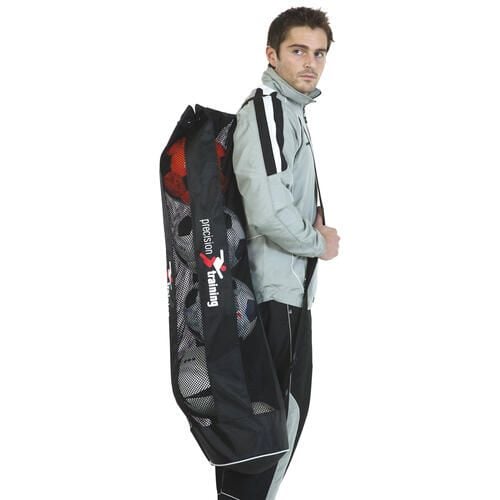 Torba na piłki Precision Tubular. Czarne torby na ramię PRECISION, bez wzorów, z nylonu, na ramię, bez dodatków. Za 142.00 zł.