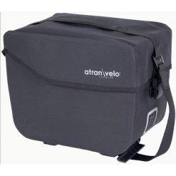 System - torba na bagażnik „Commuter Top WP”. Czarne torby na ramię ATRAN VELO, bez wzorów, sportowe, na ramię, duże, bez dodatków. Za 448.75 zł.