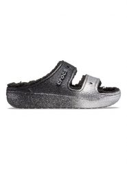 Crocs Klapki "Classic Cozzzy" w kolorze antracytowym rozmiar: 36/37. Czarne klapki Crocs, bez wzorów, z otwartym noskiem, bez obcasa. Za 171.28 zł.