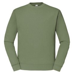Klasyczna Bluza Rozpinana Unisex Dla Dorosłych. Zielone bluzy FRUIT OF THE LOOM, l, bez wzorów, z bawełny, z kapturem. Za 137.99 zł.