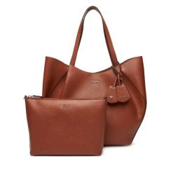 Torebka Guess. Brązowe torebki klasyczne Guess, z aplikacjami, bez dodatków. Za 719.99 zł.