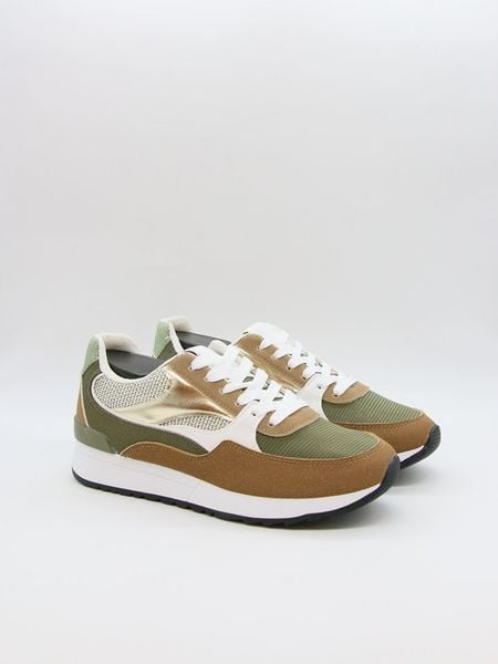 Bellucci Sneakersy w kolorze khaki rozmiar: 36. Brązowe trampki Bellucci, bez wzorów, bez zapięcia. Za 149.95 zł.