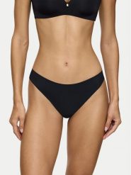 Triumph Stringi Pretty 10222212 Czarny. Czarne stringi Triumph, bez wzorów, z syntetyku. Za 49.99 zł.