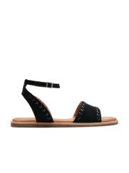 Clarks Skórzane sandały "Maritime May" w kolorze czarnym rozmiar: 39. Czarne sandały Clarks, bez wzorów, ze skóry, klasyczne, z otwartym noskiem, bez obcasa, bez zapięcia. Za 145.26 zł.