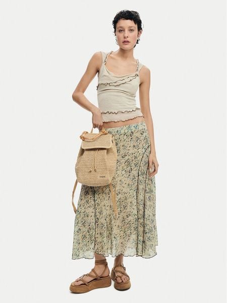 Desigual Plecak 26SAKO01 Beżowy. Brązowe plecaki Desigual, bez wzorów, z syntetyku. Za 279.99 zł.