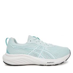 Buty do biegania Asics. Zielone obuwie sportowe Asics, bez zapięcia, do biegania. Za 319.99 zł.