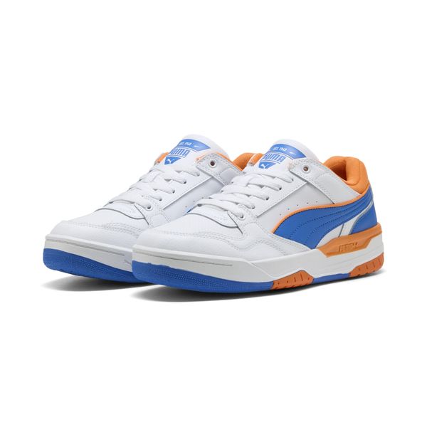 Sneakersy unisex Rebound Retro PUMA. Białe obuwie sportowe Puma, z syntetyku, bez zapięcia, do koszykówki. Za 359.00 zł.