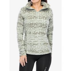 Bluza bez kaptura damska Columbia Glacial IV Print 1/2 Zip. Brązowe bluzy Columbia, xs, bez wzorów, bez kaptura. Za 109.99 zł.