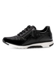 Gabor Sneakersy w kolorze czarnym rozmiar: 37,5. Czarne trampki Gabor, bez wzorów, bez zapięcia. Za 294.97 zł.