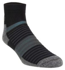Skarpety biegowe Inov-8 Active Mid Sock. Czarne skarpety Inov-8, bez wzorów, z materiału. Za 54.99 zł.