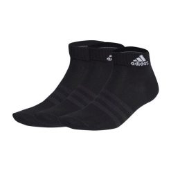 Skarpety stopki unisex Adidas 3 pary. Czarne skarpety Adidas, bez wzorów, z bawełny. Za 51.00 zł.