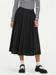 ONLY Spódnica trapezowa Maila 15369555 Czarny Regular Fit. Czarne spódnice Only, xl, bez wzorów, z bawełny, trapezowe. Za 179.99 zł.