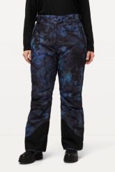 Damskie Spodnie funkcyjne spodnie narciarskie wodoodporne zapięcie na rzep. Niebieskie spodnie narciarskie Ulla Popken, plus size, bez wzorów, z materiału, narciarskie. Za 639.99 zł.