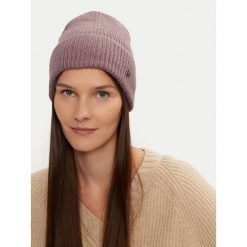 Czapka Calvin Klein. Fioletowe czapki Calvin Klein, bez wzorów. Za 239.99 zł.