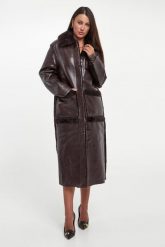 Płaszcz damski skórzany DIEGO M. Płaszcze DIEGO M, m, bez wzorów, bez kaptura. Za 10,109.00 zł.