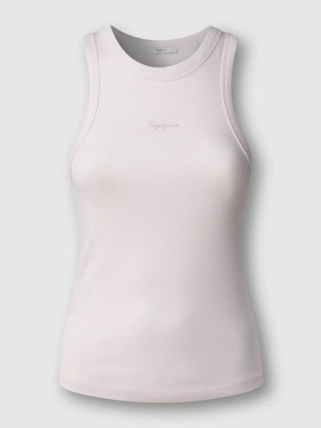 Pepe Jeans Top "Marian" w kolorze jasnoróżowym rozmiar: M. Różowe topy Pepe Jeans, m, bez wzorów, z jeansu, bez kołnierzyka, bez ramiączek. Za 90.95 zł.