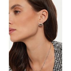 Kolczyki Guess. Szare kolczyki Guess, srebrne. Za 189.99 zł.