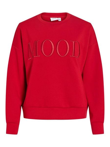 Vila Bluza "Reflect" w kolorze czerwonym rozmiar: XL. Czerwone bluzy Vila, xl, bez wzorów, bez kaptura. Za 144.95 zł.