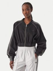Adidas Bluza Sst Denim Tracktop KS9216 Czarny Regular Fit. Czarne bluzy Adidas, l, bez wzorów, z bawełny, bez kaptura. Za 399.99 zł.
