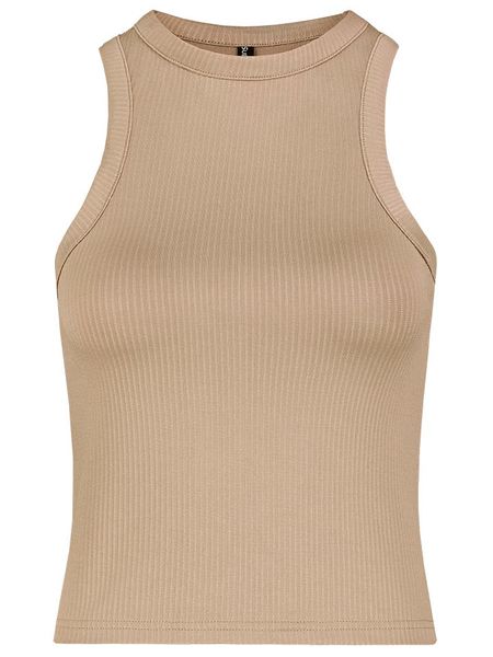 Sublevel Top w kolorze beżowym rozmiar: XS. Brązowe koszulki sportowe Sublevel, bez wzorów, ze splotem, bez ramiączek. Za 24.00 zł.