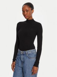HUGO Sweter Sarmie_B 50522578 Czarny Slim Fit. Czarne swetry Hugo, xs, bez wzorów, z syntetyku, bez ramiączek. Za 439.99 zł.