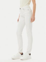 Guess Jeans Jeansy W5GA92 D5O01 Beżowy Skinny Fit. Brązowe jeansy Guess Jeans, z aplikacjami. Za 249.99 zł.