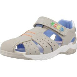 Sandały PABLOSKY 055750P Szary. Szare sandały PABLOSKY, bez wzorów, ze skóry, bez obcasa, bez zapięcia. Za 261.99 zł.