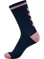 Skarpety średniej długości Hummel Elite Indoor. Czerwone skarpety Hummel, bez wzorów, z elastanu. Za 77.88 zł.