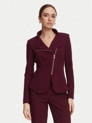 Rinascimento Marynarka CFC0130203003 Bordowy Slim Fit. Czerwone marynarki i żakiety Rinascimento, xs, bez wzorów, z syntetyku. Za 609.99 zł.