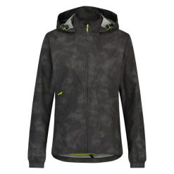 Compact Rain Jacket Commuter Women Reflection. Czarne kurtki sportowe AGU, bez wzorów, z materiału, bez kaptura, rowerowe. Za 773.50 zł.