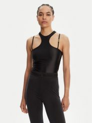Versace Jeans Couture Body 78HAM210 Czarny Slim Fit. Czarne body Versace Jeans Couture, bez wzorów, z jeansu. Za 629.99 zł.