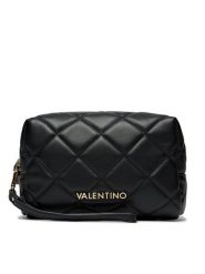 Valentino Kosmetyczka Ocarina VBE3KK548R Czarny. Czarne kufry i kosmetyczki Valentino, bez wzorów, ze skóry, bez dodatków. Za 159.99 zł.