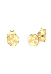 Elli Damskie kolczyki sztyfty koło młotkowane Organic w srebrze 925 Sterling Silver Kolczyki 1 ct. Szare kolczyki Elli, srebrne, na sztyftcie. Za 163.99 zł.
