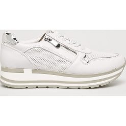 Marco Tozzi - Buty. Szare obuwie sportowe Marco Tozzi, z gumy, bez zapięcia. W wyprzedaży za 199.90 zł.