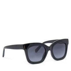 Okulary przeciwsłoneczne Fossil. Czarne okulary przeciwsłoneczne Fossil, bez wzorów. Za 229.99 zł.