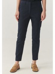 TATUUM Spodnie chino w kolorze granatowym rozmiar: 46. Niebieskie spodnie materiałowe Tatuum, bez wzorów, z podwyższonym stanem. Za 165.71 zł.