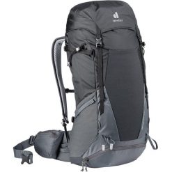Plecak turystyczny Deuter Futura Pro 42 EL dla wysokich - black. Czarne plecaki Deuter, bez wzorów. Za 1,129.99 zł.