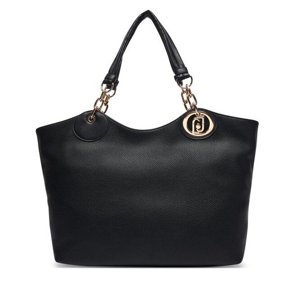 Torebka Liu Jo. Czarne shopper Liu Jo, bez wzorów, bez dodatków. Za 679.99 zł.