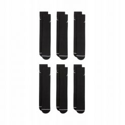 Skarpety Jordan Everyday Cushioned Crew 6 par czarne. Czarne skarpety Jordan, bez wzorów. Za 124.00 zł.