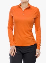 Bluza termoaktywna damska Montane Dart Zip Neck. Brązowe bluzy Montane, l, bez wzorów, z materiału, bez kaptura. Za 159.49 zł.