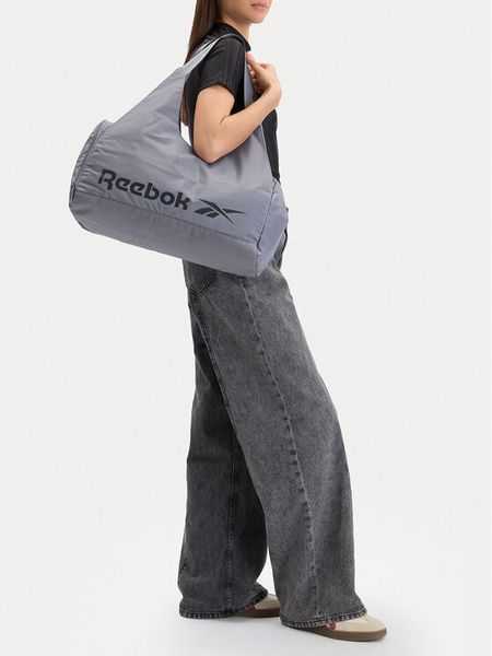 Reebok Torba CWBEO-RBK-WS-001-09 Szary. Szare torebki klasyczne Reebok, bez wzorów, z materiału, bez dodatków. Za 99.99 zł.