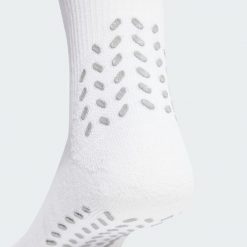 Skarpety adidas Football GRIP Printed Cushioned Crew Performance. Białe skarpety Adidas, bez wzorów, z materiału. W wyprzedaży za 87.20 zł.