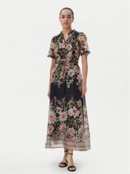Hale Bob Sukienka letnia 4YPR654M Czarny Regular Fit. Czarne sukienki Hale bob, na lato, l, bez wzorów, ze lnu, bez kołnierzyka, bez ramiączek. Za 2,159.00 zł.