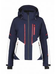 Icepeak Kurtka narciarska "Fithian" w kolorze granatowo-białym rozmiar: 44. Niebieskie kurtki narciarskie Icepeak, m, bez wzorów, bez kaptura, narciarskie. Za 430.46 zł.