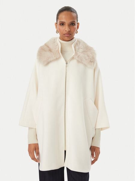 Rinascimento Płaszcz przejściowy CFC0130344003 Kremowy Oversize. Białe płaszcze Rinascimento, m, bez wzorów, z syntetyku, bez kaptura. Za 1,149.00 zł.